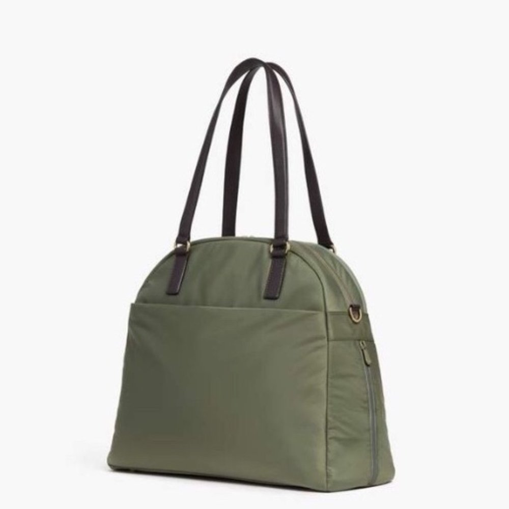 LO & SONS Women’s Olive Green Nylon OG Travel Bag